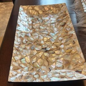 Mother of Pearl Inlay Decorative Tray